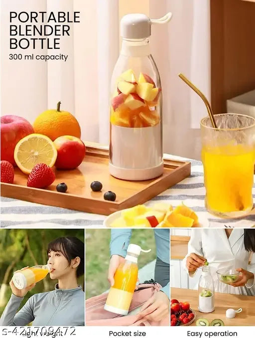 🥤 Portable Mini Blender – Fresh Juice Anywhere | USB Rechargeable