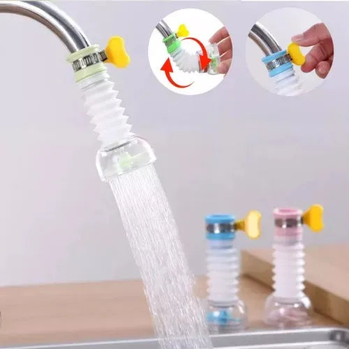 🚿 360° Rotatable Faucet Tap Shower – Adjustable Water Filter | Splash-Free Kitchen Tool