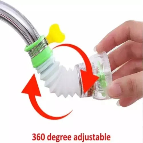 🚿 360° Rotatable Faucet Tap Shower – Adjustable Water Filter | Splash-Free Kitchen Tool