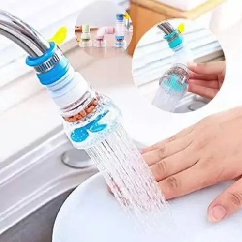 🚿 360° Rotatable Faucet Tap Shower – Adjustable Water Filter | Splash-Free Kitchen Tool